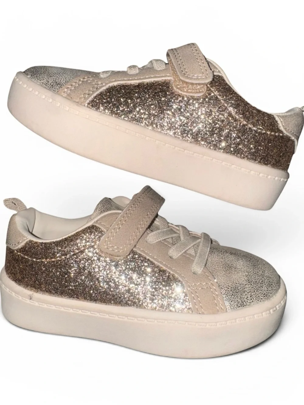 Carter's Glitter Slip-On Sneakers - Gold